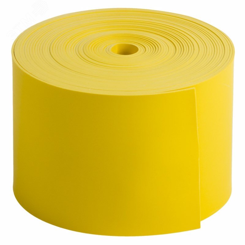 Термоусаживаемая лента с клеевым слоем 50 мм х 0,8 мм, желтая, ролик 5 м, ТЛ-0,8, REXANT 48-9012 REXANT - превью