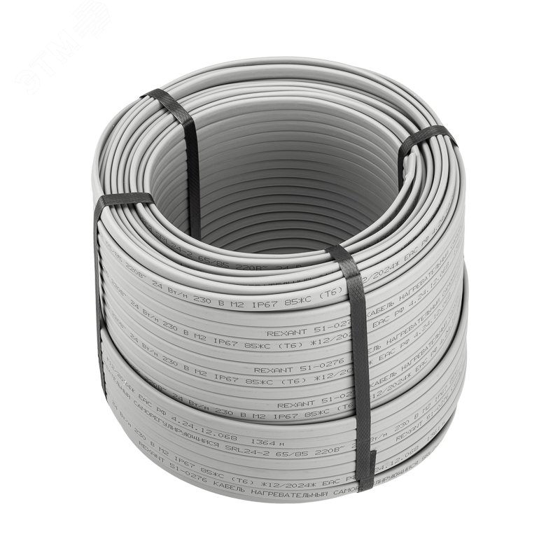 Изображение товара Кабель нагревательный саморегулирующийся SRL24-2, 24Вт/м, 100м (м)