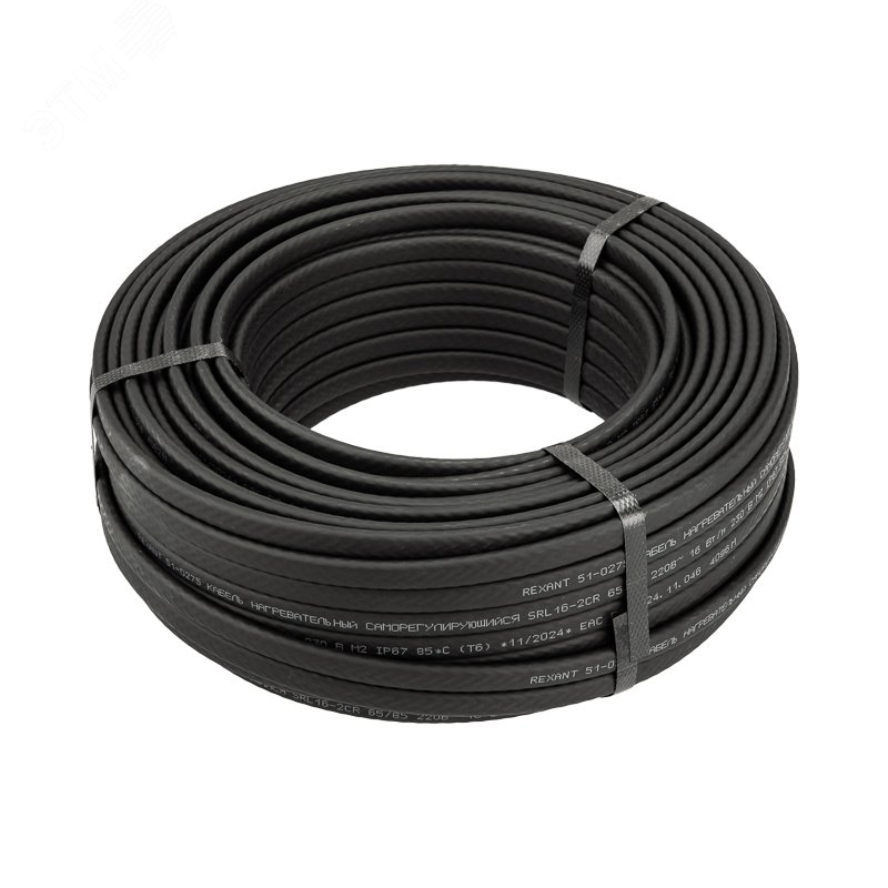 Изображение товара Кабель нагревательный саморегулирующийся SRL16-2CR, 16Вт/м, 50м (м)