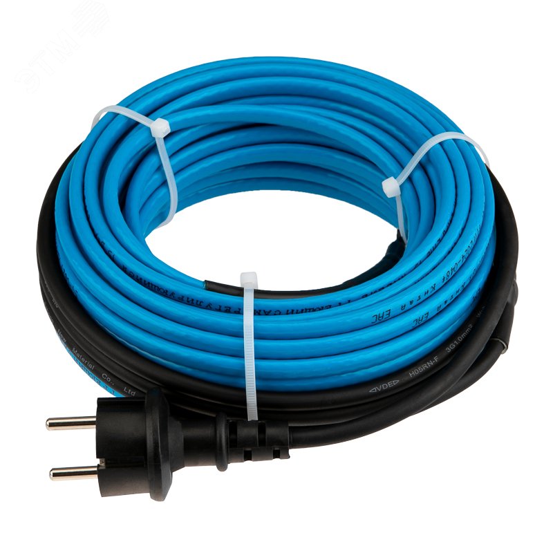 Изображение товара Саморегулирующийся нагревательный кабель REXANT 15м 225Вт для труб