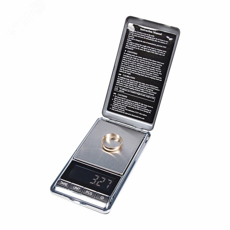 Изображение товара Карманные электронные весы REXANT для точных измерений до 100 г