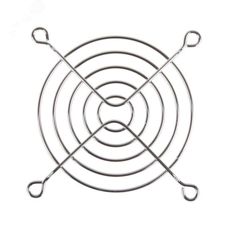 Изображение товара Решетка для вентилятора 80мм RAL9006 вентиляционное отверстие