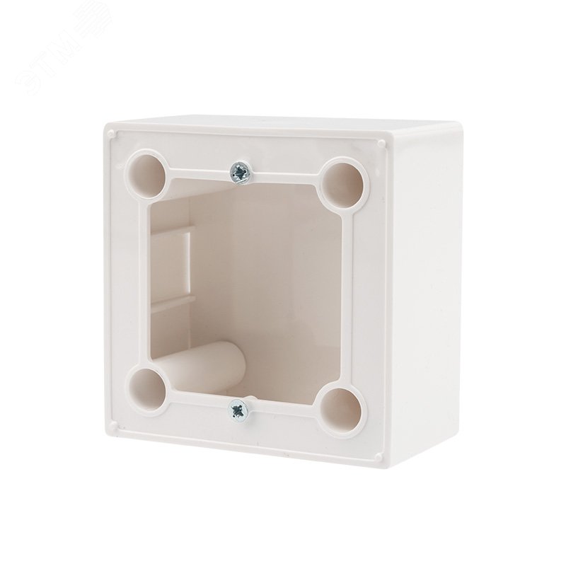 Изображение товара Бокс REXANT БК-01 для накладного монтажа, белый, глубина 43 мм