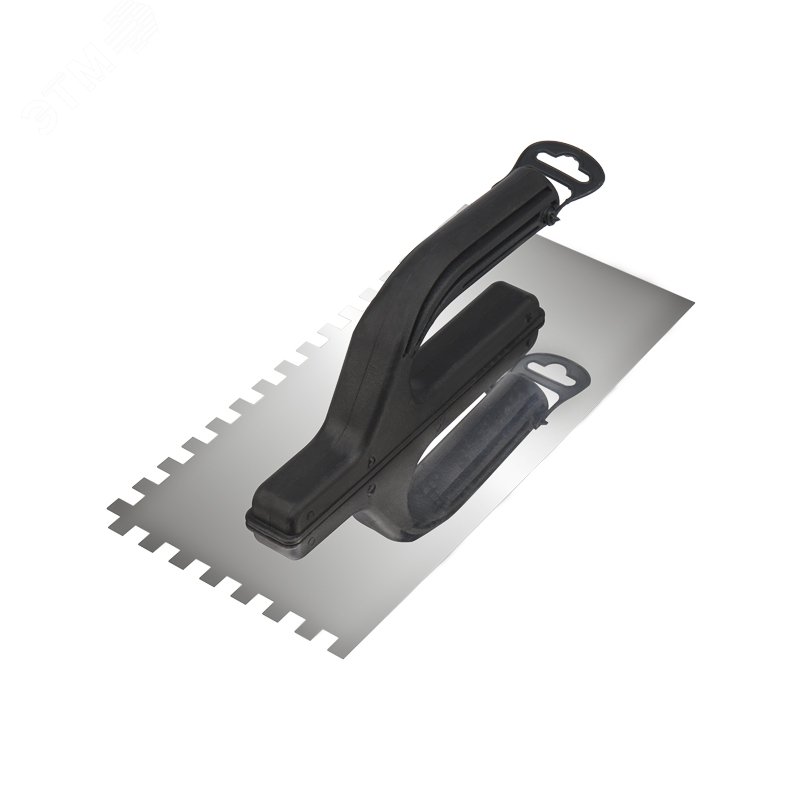 Изображение товара Гладилка нержавеющая 130х270 мм зуб 4х4 мм для отделочных работ