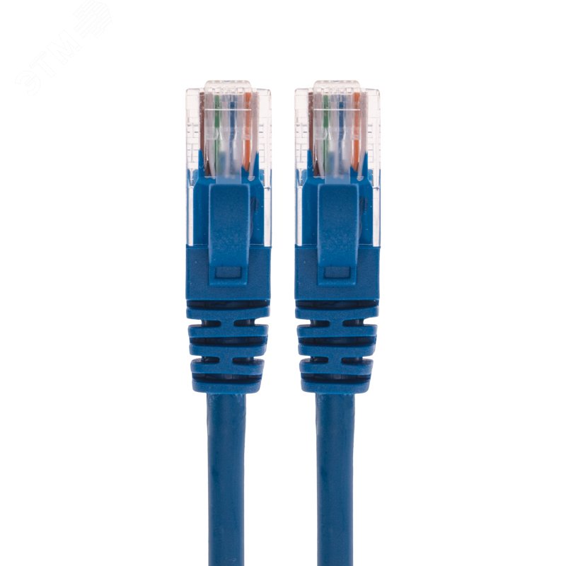 Патч-корд U/UTP, CAT 5e, RJ45-RJ45, 26AWG, LSZH, синий, 2м, — фото 2