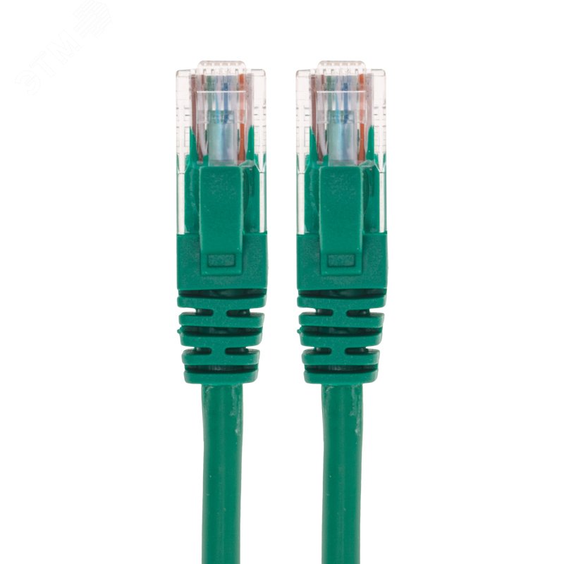 Патч-корд U/UTP CAT 6, RJ45-RJ45, 26AWG, LSZH, зеленый, 5м, — фото 2