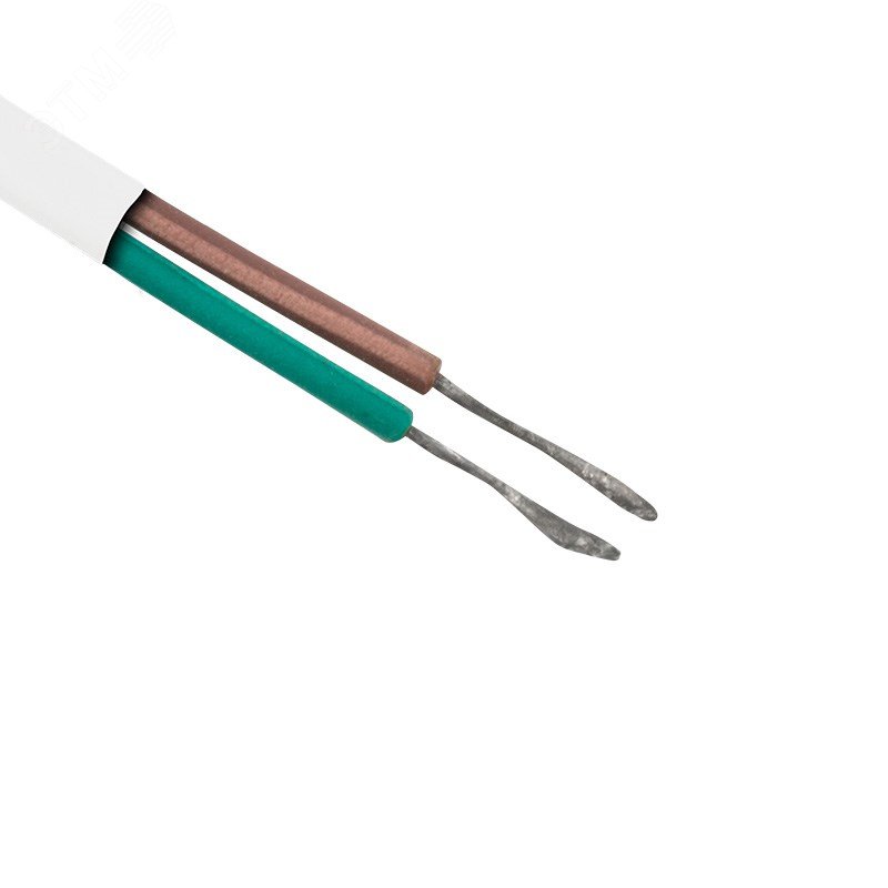 Шнур сетевой, вилка плоская без розетки, кабель 2x0.5 мм, длина 1,5 метра, белый 11-1111 REXANT - превью 2