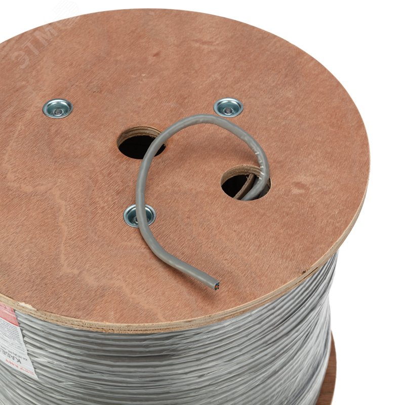 Витая пара F/UTP CAT 6 4x2x0.57мм LSZH нг(А)-HF 23AWG IN серый — фото 3