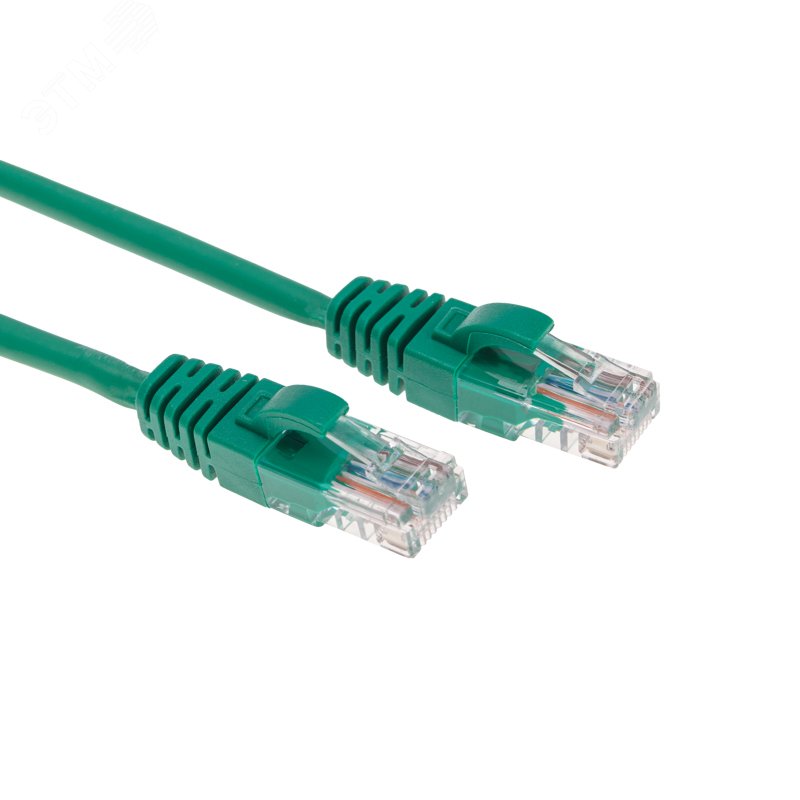 Патч-корд U/UTP CAT 6, RJ45-RJ45, 26AWG, LSZH, зеленый, 5м, — фото 3