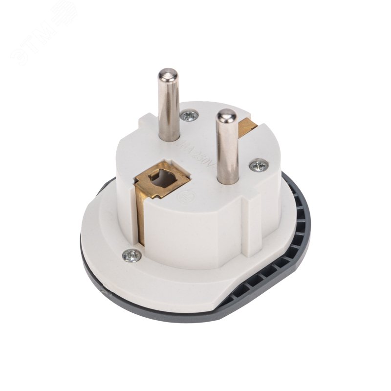 Изображение товара Универсальный переходник адаптер с заземлением 16А для евро-розеток