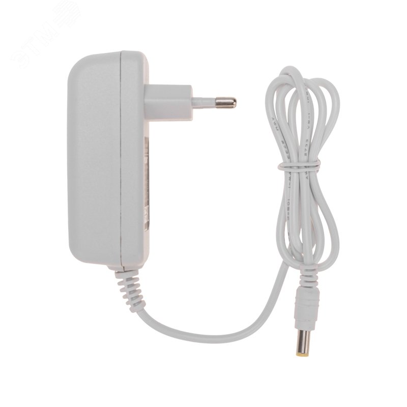 Источник питания 12 V 24 W с DC разъемом подключения 5.5х2.1, белый корпус (IP23) — фото 3