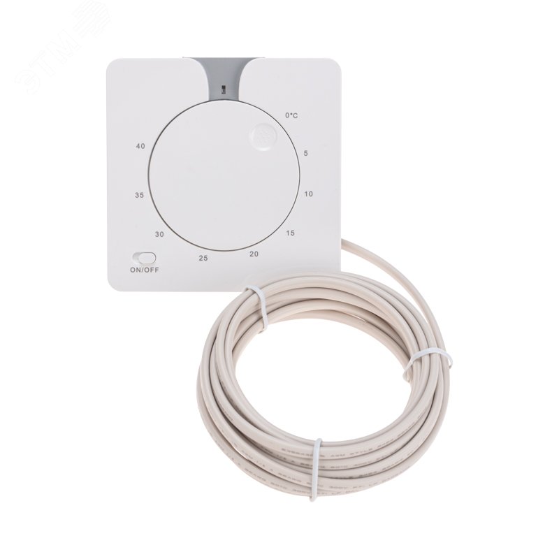 Изображение товара Терморегулятор механический R5XT 3.5 кВт белый, управление и контроль температуры