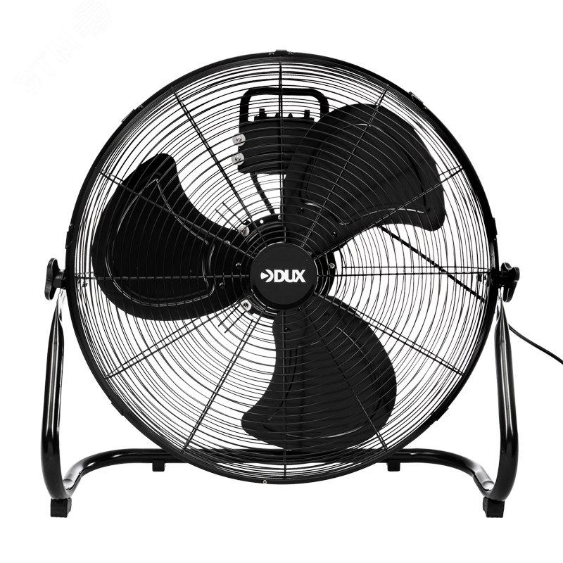 Изображение товара Напольный вентилятор DX-430 130Вт механическое управление, черный, 3 скорости