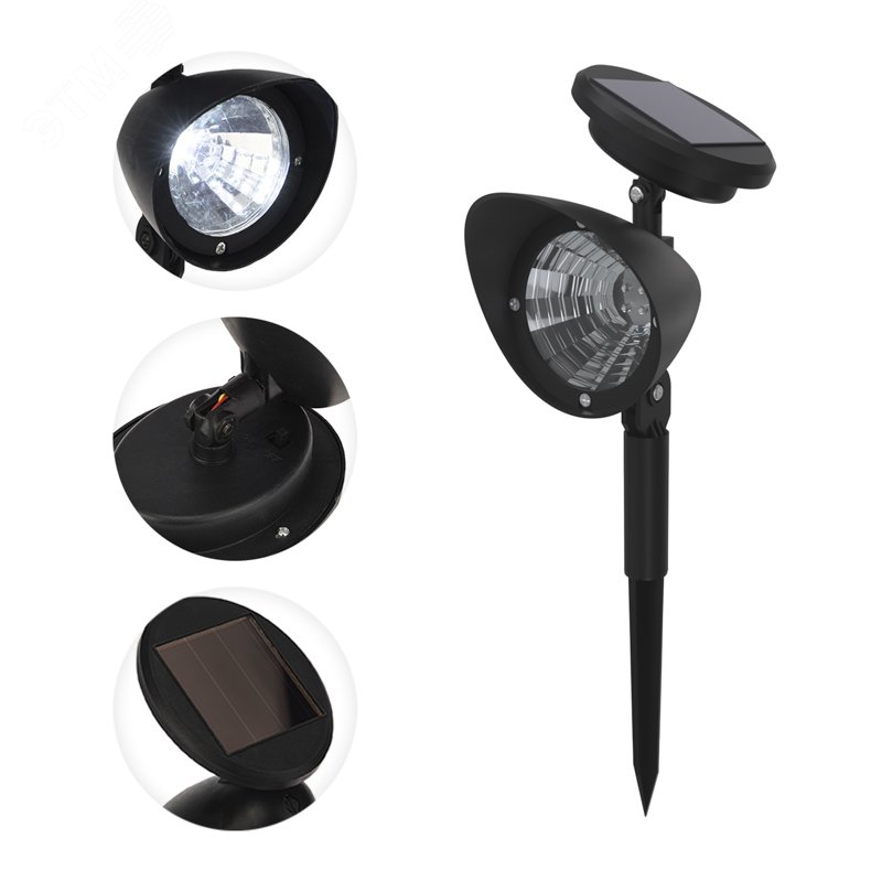 Изображение товара Садовый светильник на солнечной батарее высотой 31 см IP44 от LAMPER