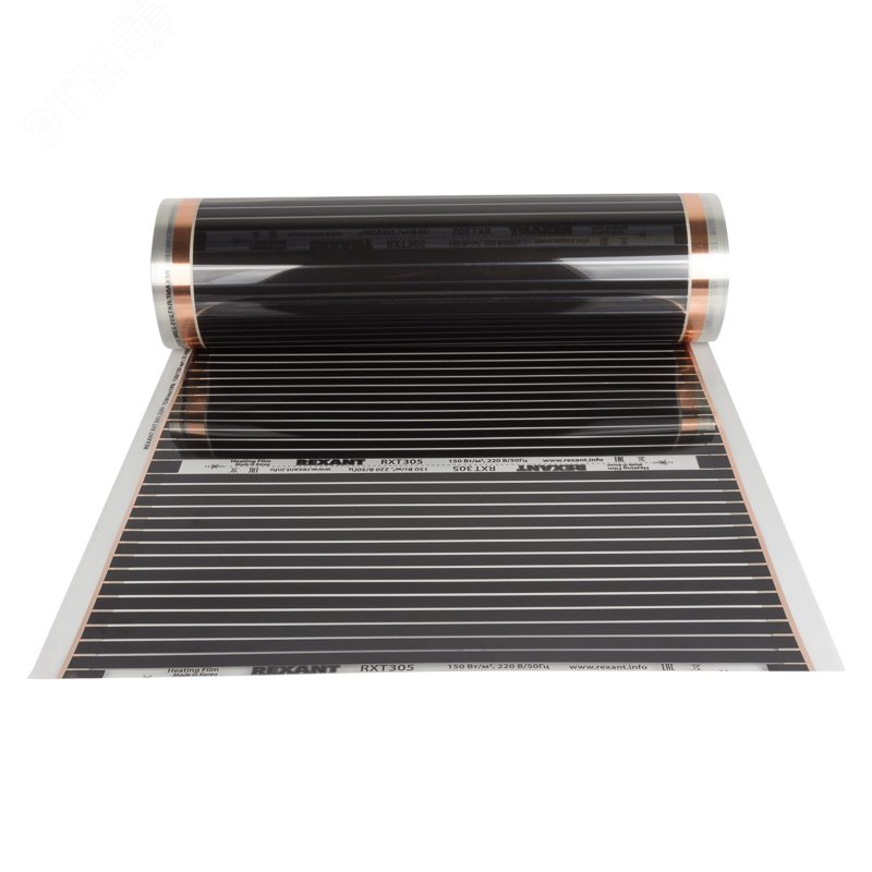 Изображение товара Пленочный теплый пол REXANT Optima 150 мощностью 900 Вт, площадь 6 м2