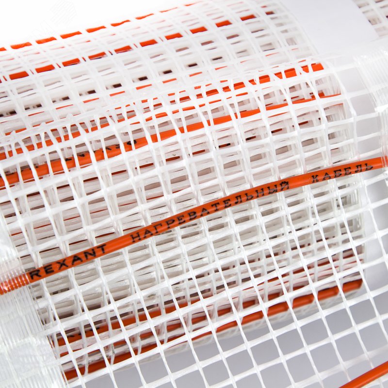 Изображение товара Теплый пол, нагревательный мат Extra, двухжильный, площадь10 кв м, 0.5х20 м, 1600 Вт, REXANT (шт)