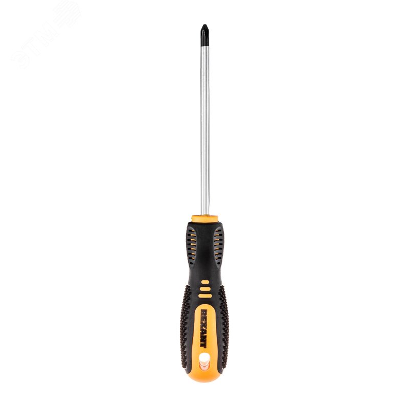 Изображение товара Отвертка крестовая PH2х125 мм REXANT с двухкомпонентной рукояткой и магнитным наконечником