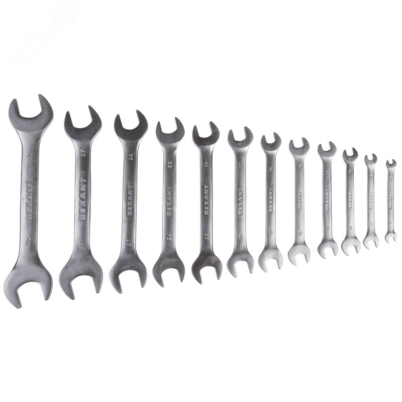 Изображение товара Набор рожковых ключей 6-32 мм 12 предметов (шт)