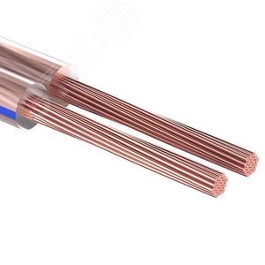 Изображение товара Кабель акустический 2х2.00 кв.мм, прозрачный BLUELINE, 100 м, REXANT (м)