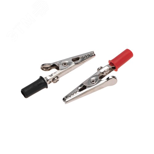 Изображение товара Зажим крокодил, длина 53 мм, ток 15A, 2 шт., (уп)