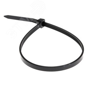 Изображение товара Хомут-стяжкa нeйлонoвая 250x3,6 мм, черная, упаковка 25 шт, REXANT (упак)