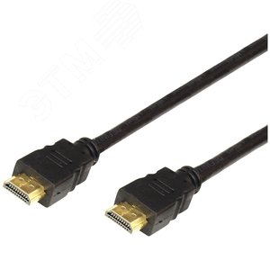 Кабель HDMI - HDMI с фильтрами, 2 м (GOLD) (PVC пакет), 17-6204, 17-6204 REXANT