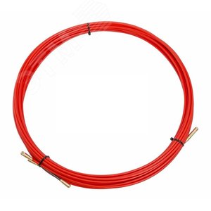 Протяжка кабельная (мини УЗК в бухте), стеклопруток, d=3.5 мм 15 м красная, REXANT 47-1015 REXANT