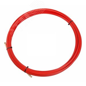 Протяжка кабельная (мини УЗК в бухте), стеклопруток, d=3.5 мм 20 м красная, REXANT 47-1020 REXANT