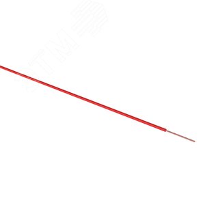 Провод ПГВА 1х0.75 мм2, красный, бухта 100 м,