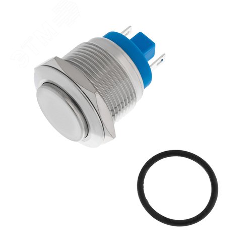 Изображение товара Кнопка антивандальная 19 Б/Фикс (2с) (ON)-OFF выпуклая (PBS-28В-4) (в упак. 1шт.) (шт)