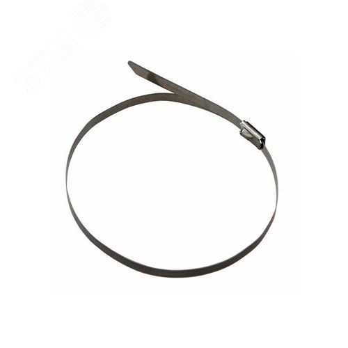 Изображение товара хомут-стяжка стальной 100x4,6 мм, (1уп - 100шт), REXANT (упак)