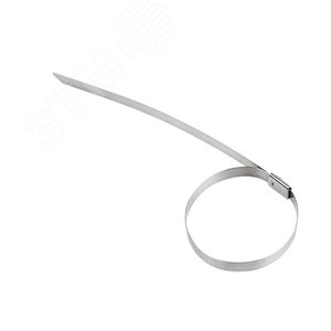 Изображение товара хомут-стяжка стальная 250x7,9 мм, (1уп - 10шт), REXANT (упак)