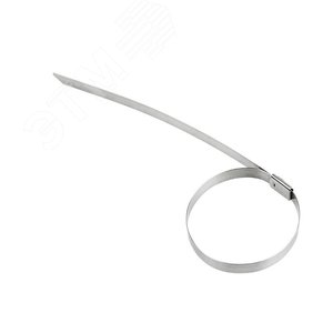 Изображение товара хомут-стяжка стальной 400x7,9 мм, (1уп - 100шт), REXANT (упак)