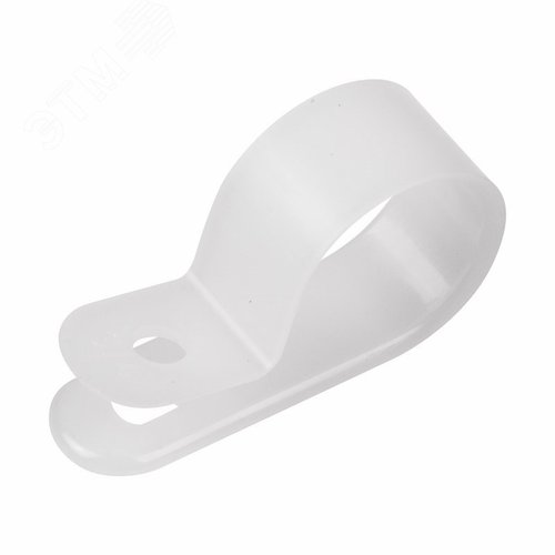 Изображение товара Скоба кабельная белая под винт REXANT 20мм упаковка (50 шт/уп) (упак)