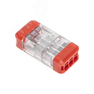 Изображение товара Экспресс-клемма СМК 2273-203R проходная разъемная 3 полюса 0,5-2,5мм2 (шт)