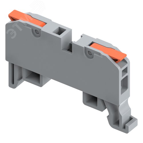 Изображение товара Клемма СМК 222-221D/222-2411 (аналог 222-4111D) проходная 1-полюсная на DIN-рейку (0,2-2,5 мм2) серая (шт)