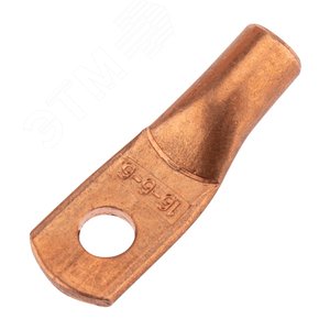 Изображение товара Наконечник медный ТМ 16-6-6 (16кв мм - 6мм) 5шт, REXANT (шт)
