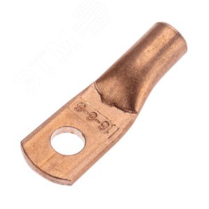 Изображение товара Наконечник медный ТМ 16-6-6 (16кв мм - 6мм) 100шт, REXANT (шт)