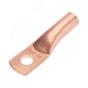 Изображение товара Наконечник медный ТМ 35-8-9 (35кв мм - 8мм) 5шт, REXANT (шт)