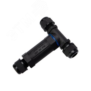 Изображение товара Кабельный коннектор T-образный (3PIN 0,5-2,5мм2) IP68, REXANT (шт)