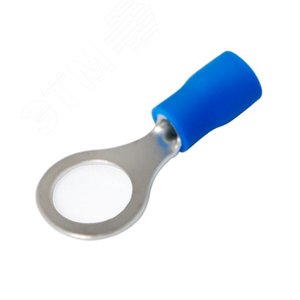 Наконечник кольцевой изолир  8.4 мм 1.5-2.5 кв мм (НКи 2.5-8 НКи2-8) синий, REXANT