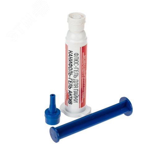 Изображение товара Флюс-гель для пайки, КАНИФОЛЬ-ГЕЛЬ АКТИВ, 12 мл, техно-шприц (шт)