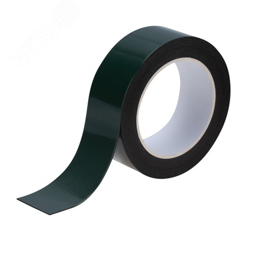 Изображение товара Двухсторонний скотч, черная, вспененная ЭВА основа, 40 мм, ролик 5 м (шт)