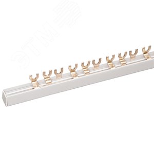 Изображение товара Шина соединительная типа FORK вилка 3Р 100 А 1 м 10шт, REXANT (шт)