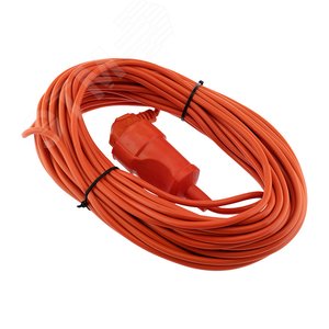 Удлинитель-шнур PROconnect ПВС 3х0.75, 20 м, с/з, 6 А, 1300 Вт, IP44, оранжевый