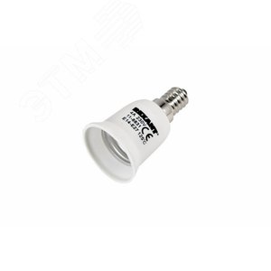 Изображение товара Переходник цокольный E14-GU10 белый (шт)