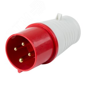 Изображение товара Вилка 024 переносная 3Р+РЕ 32А 380В IP44, REXANT (шт)