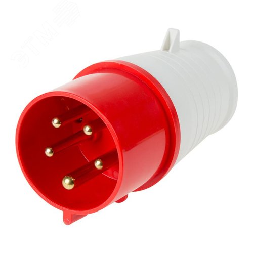 Изображение товара Вилка 025 переносная 3Р+РЕ+N 32А 380В IP44 (шт)