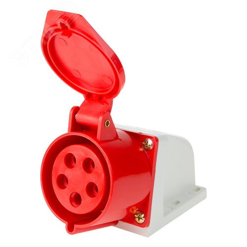 Изображение товара Розетка 125 стационарная 3Р+РЕ+N 32А 380В IP44 (шт)