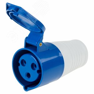 Изображение товара Розетка 223 переносная 2Р+РЕ 32А 220В IP44, REXANT (шт)